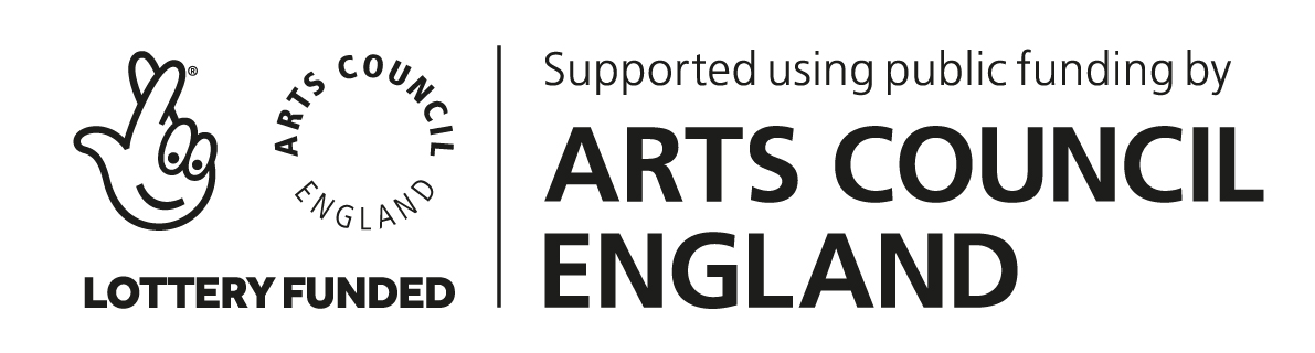 Arts Council England & National Lottery logo