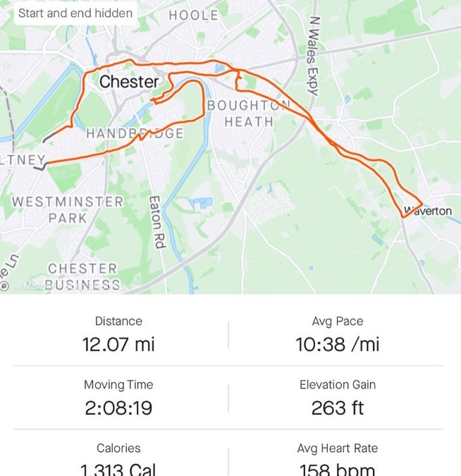 February Update from our Marathon Runner !